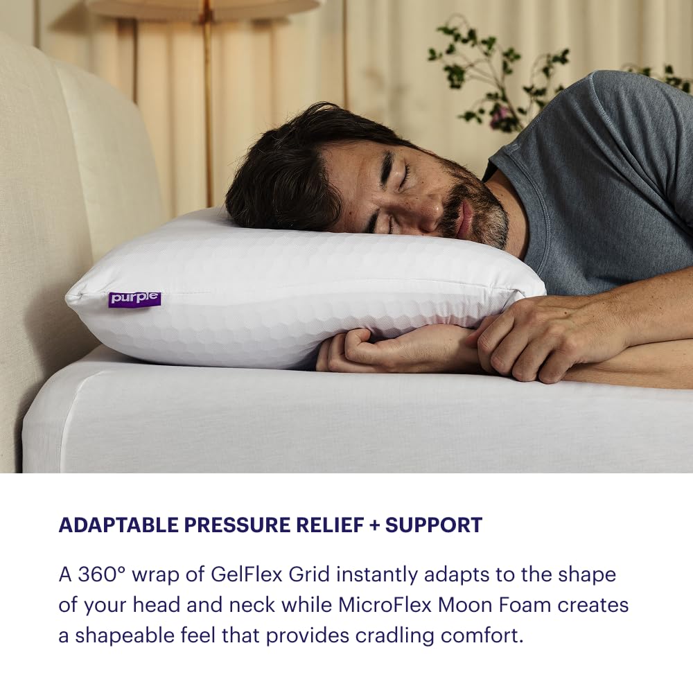 Purple MicroFlex Moon Foam mis en évidence pour soutien modulable