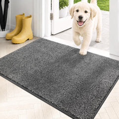 PURRUGS face avant du paillasson montrant motif gris et protection immédiate