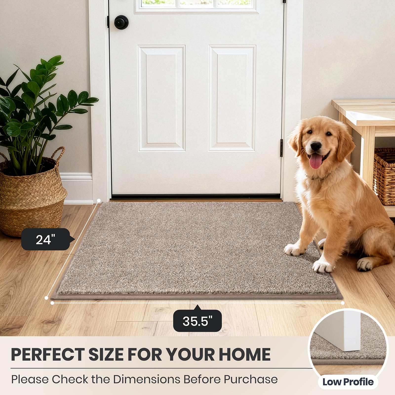 PURRUGS tapis en machine, facile à laver et à rafraîchir
