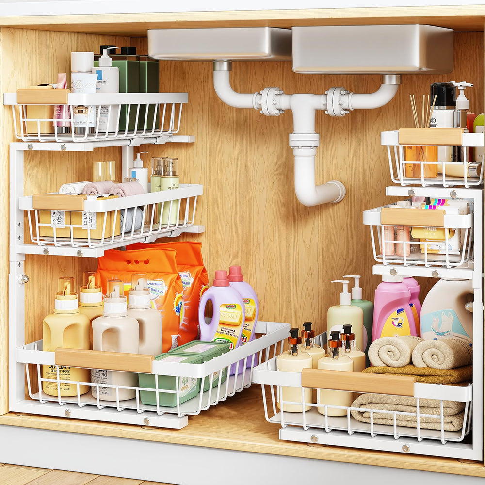 PXRACK vue face avant du lot blanc montrant le design gain de place