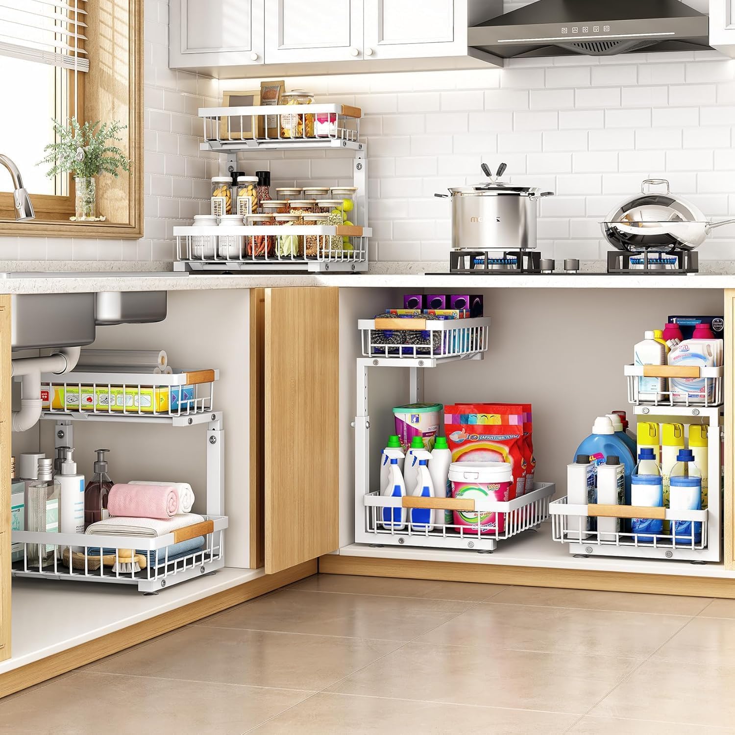 PXRACK en salle de bain organisant produits et économisant place