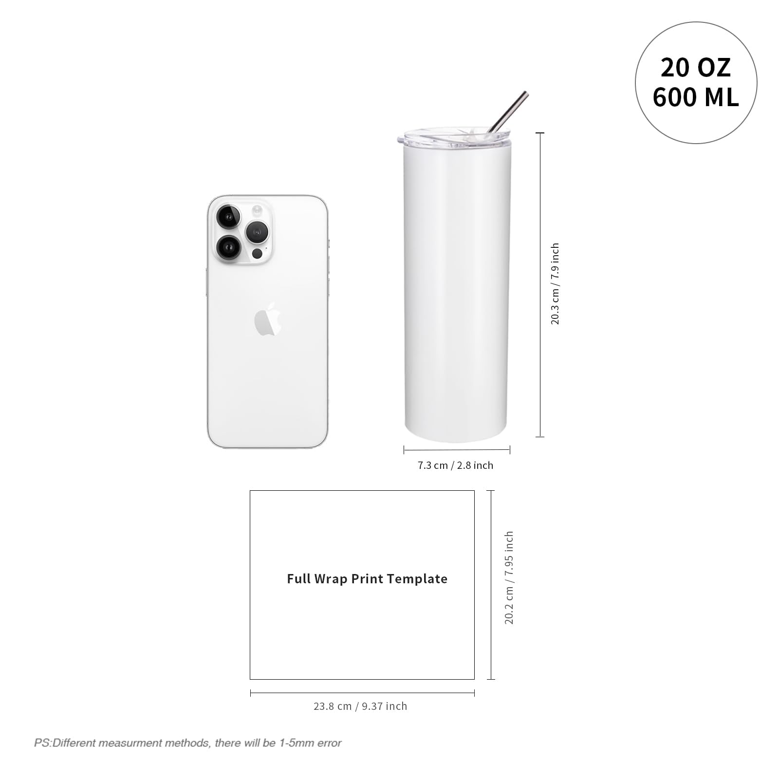 PYD Life gros plan finition montrant surface pour sublimation nette