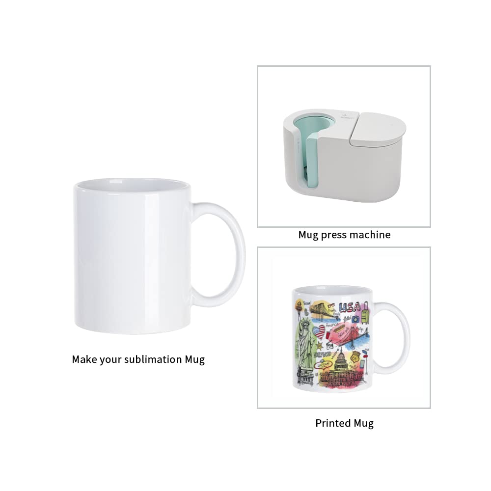 PYD Life packaging ouvert avec paire de mugs protégés, emballage sûr