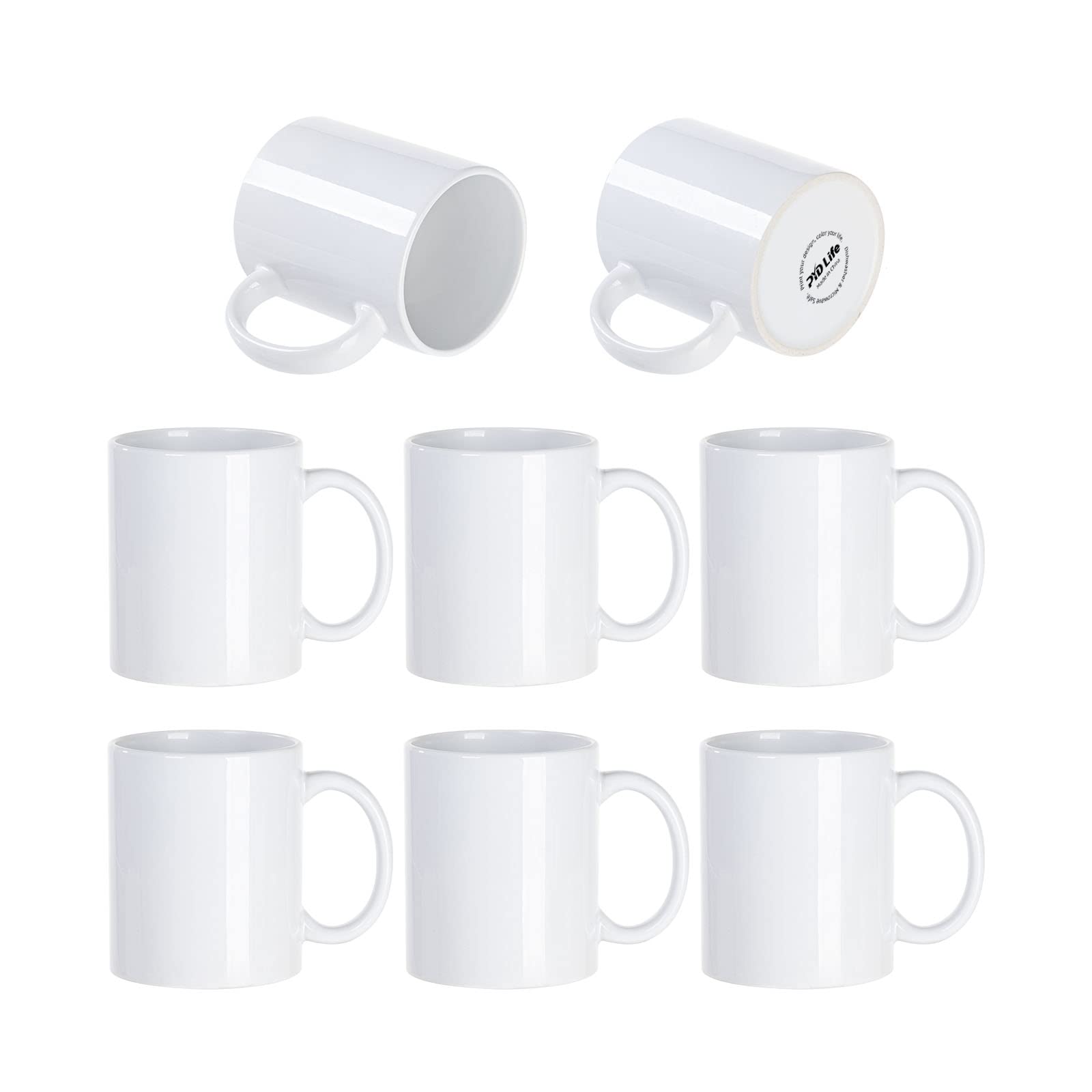 PYD Life quatre boîtes individuelles contenant huit mugs, rangement efficace