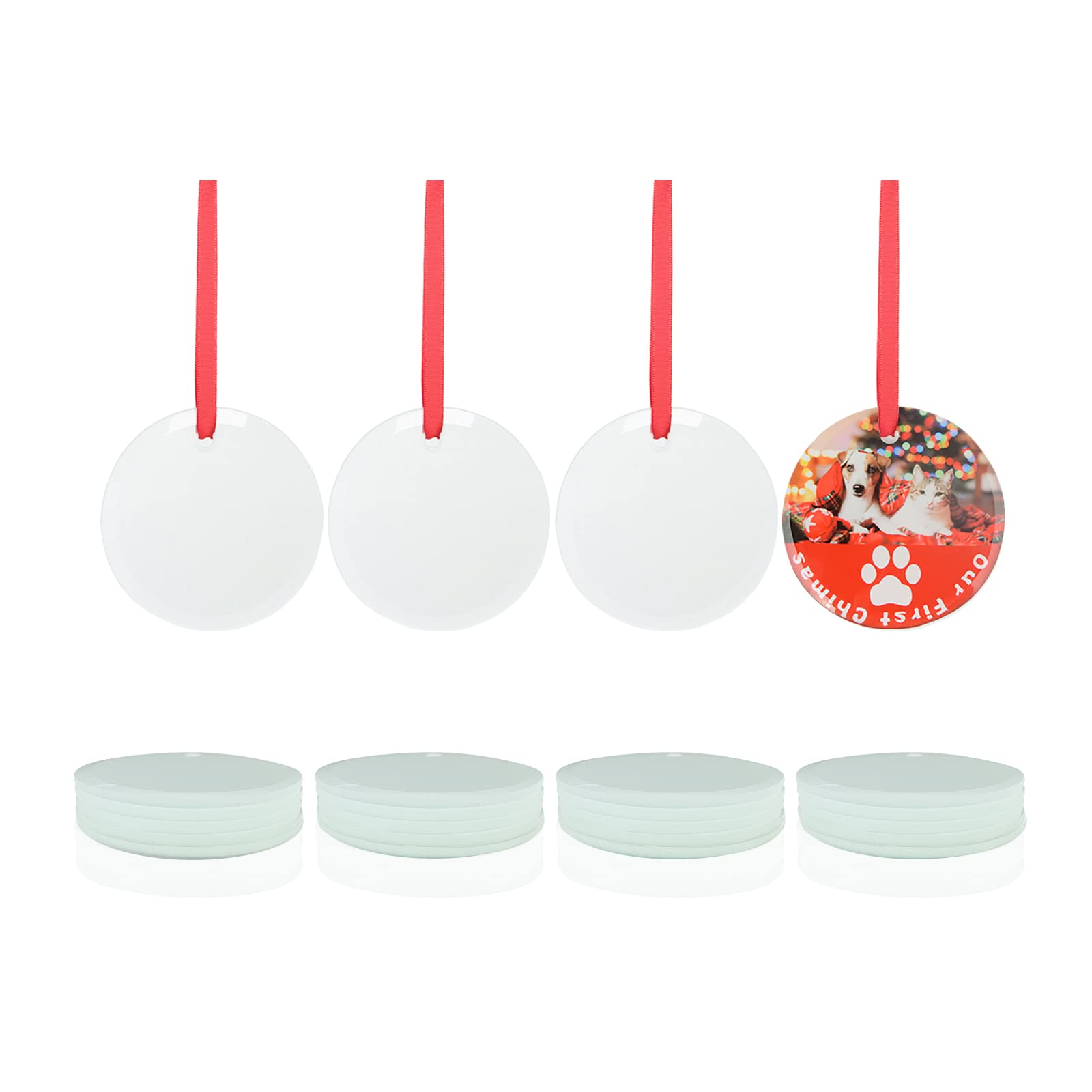 PYD Life ornement face avant brillante montrant design imprimable