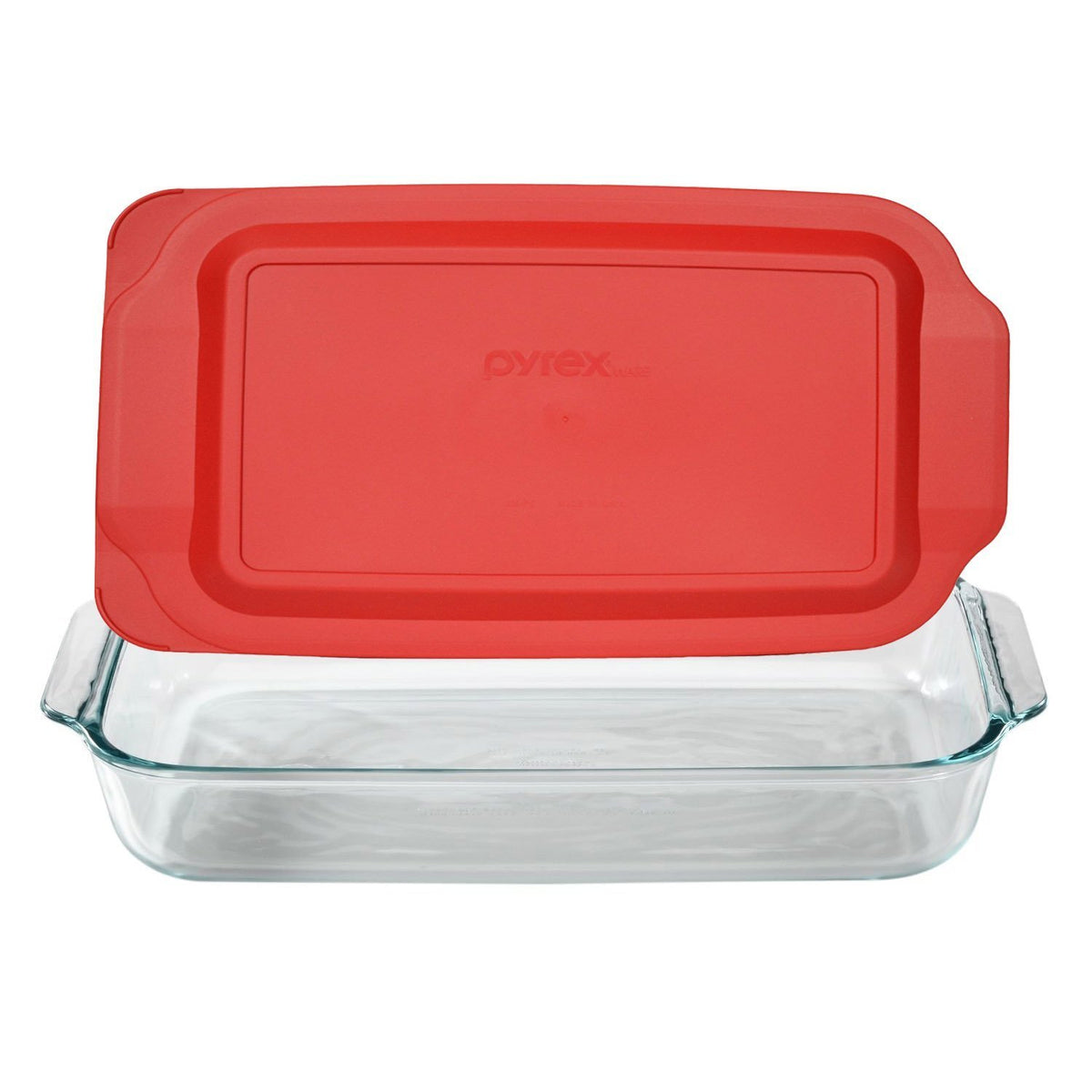 Pyrex plat 233 face avant montrant design sculpté et présentation facilitée