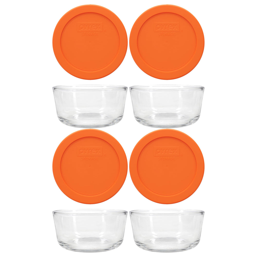 Pyrex bols 7200 face avant lot 4 affichage pratique et gain d'espace