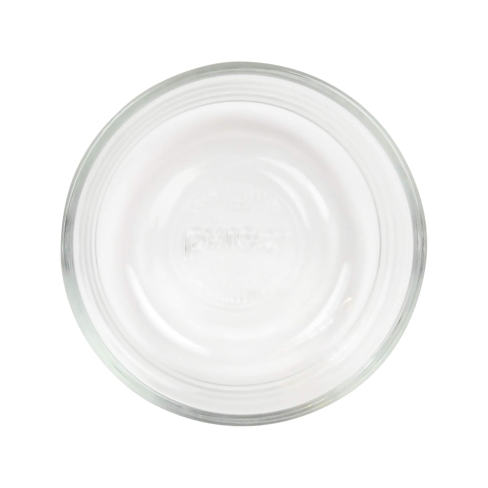 Couvercle bleu Pyrex 7202-PC en gros plan, fermeture sécurisée et sans BPA