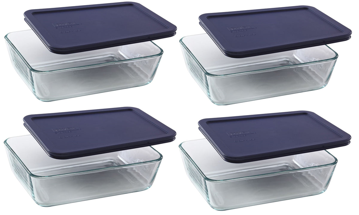 Pyrex plats 7211 et 7211-PC vue avant emballage montrant organisation pratique