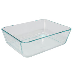 Plat Pyrex 7212 chauffé au micro-ondes avec couvercle, réchauffage sûr et pratique