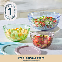 Pyrex gros plan sur la texture du verre teinté, résistance et qualité