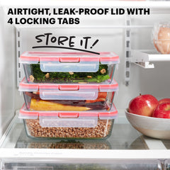 Pyrex Freshlock contenant en usage dans sac repas pour repas nomade