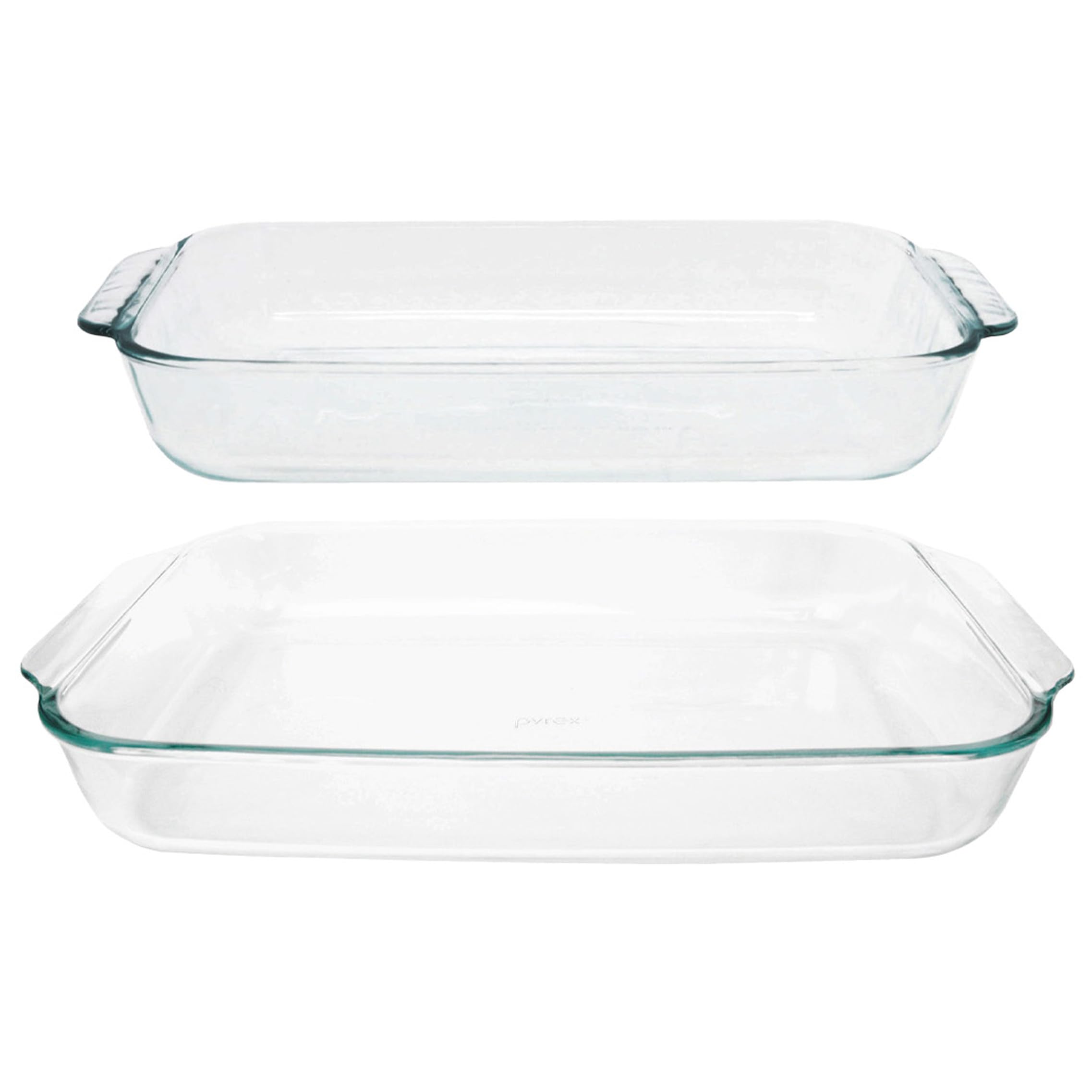 Pyrex plat avant emballage montrant le design pratique et durable