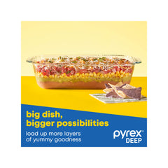 Pyrex plat 8x8 face idéal pour desserts et portions individuelles