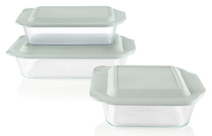 Pyrex plat 9x13 face montrant capacité élevée pour grandes portions