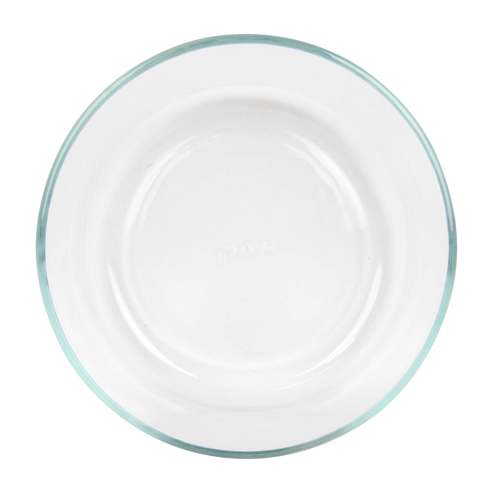 Pyrex bol en verre gros plan montrant texture trempée résistante et hygiénique