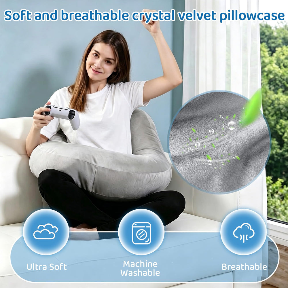 PYURIFAI coussin sorti de son emballage sous vide en cours d’expansion