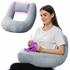 PYURIFAI face avant du coussin gris offrant confort et surface stable