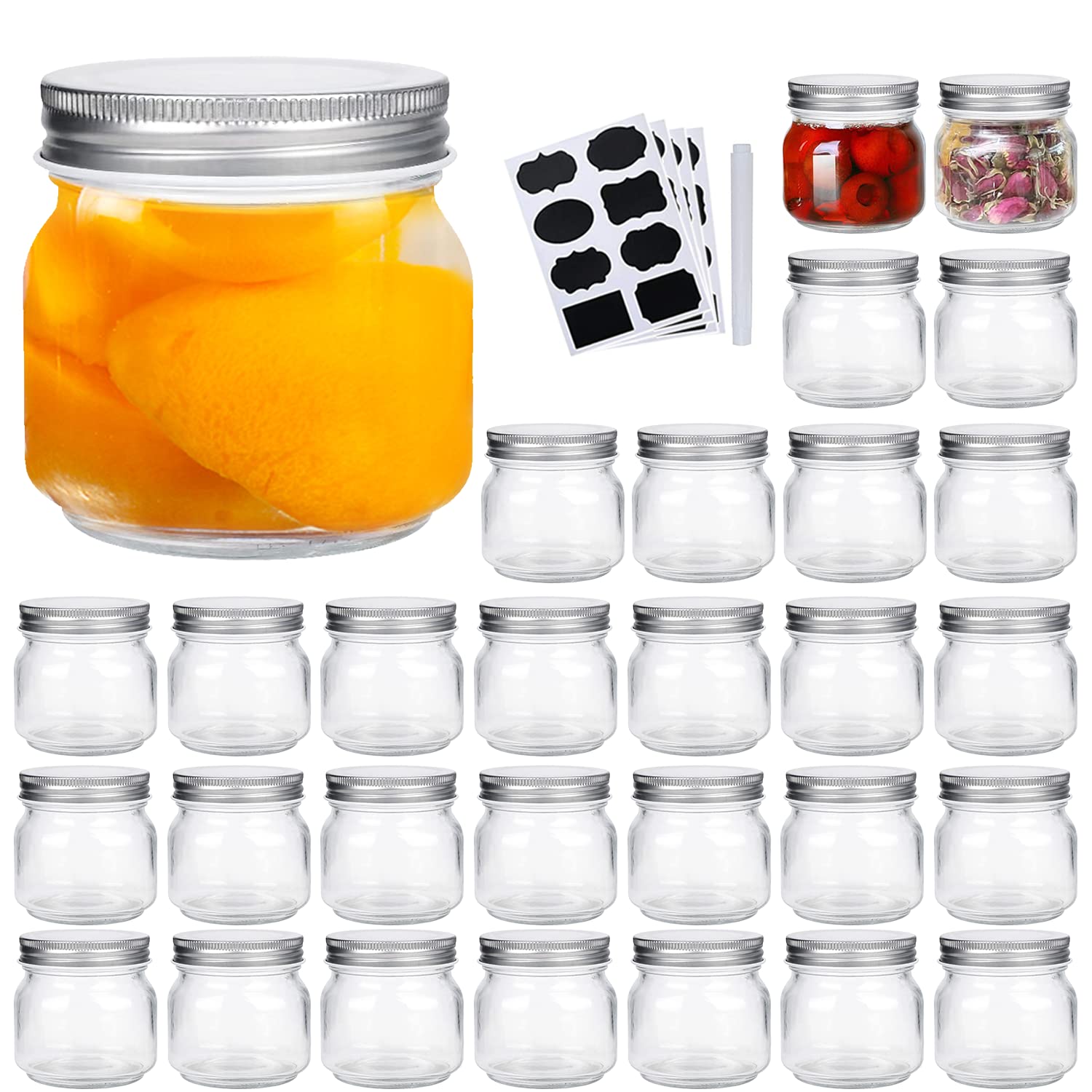 QAPPDA bocal face montrant transparence et étiquette pratique