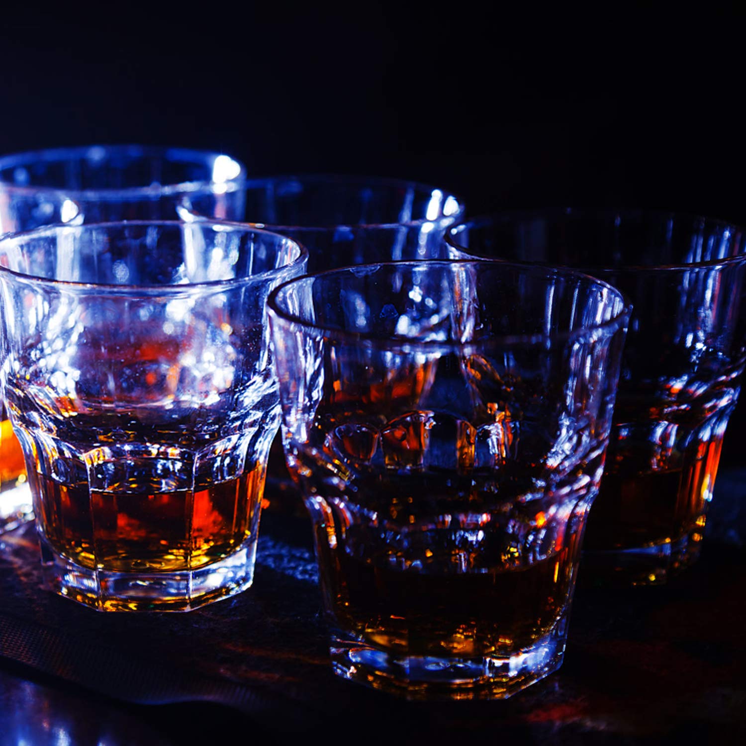 QAPPDA verres empilés pour rangement compact et gain de place