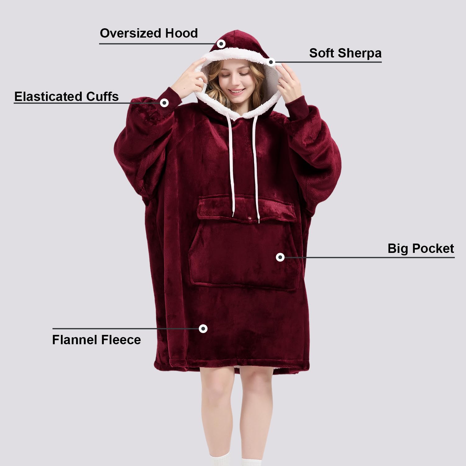 Qeils hoodie en usage sur canapé offrant confort cocooning