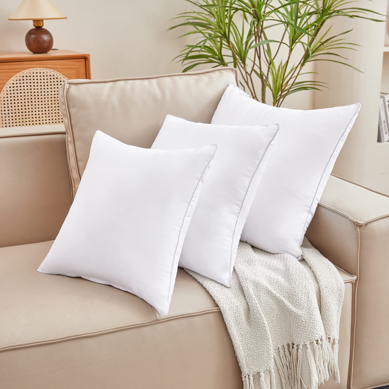 Qeils insert glissé dans une housse décorative valorisant la finition