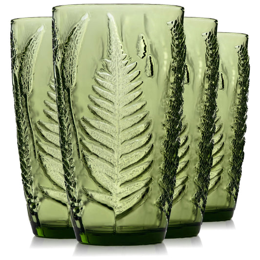 QELVIO verre face avant montrant couleur verte et design attrayant