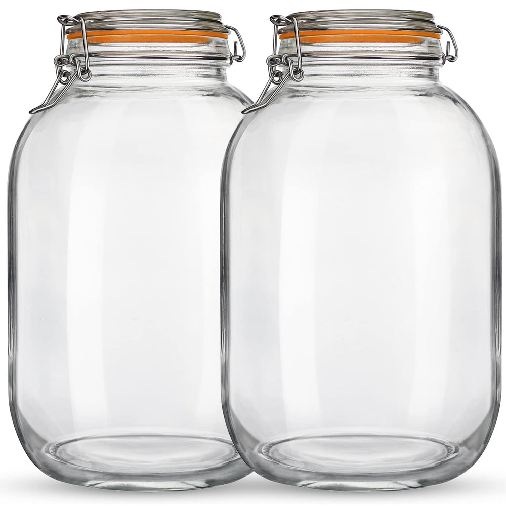 Qianfenie bocal en verre face pleine montrant capacité et design pratique