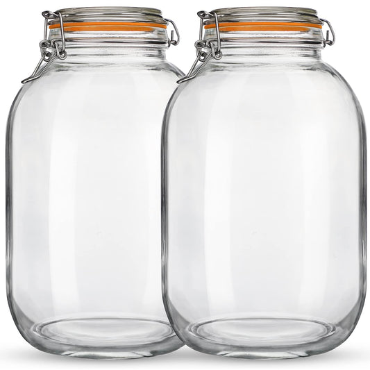 Qianfenie bocal en verre face pleine montrant capacité et design pratique