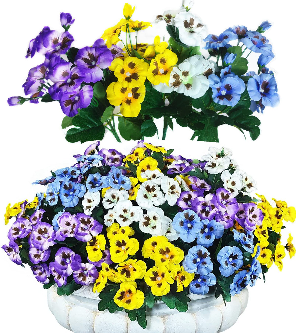 QIANYUN bouquet devant porte pour accueil chaleureux