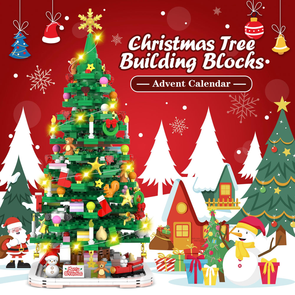 QIFUN arbre de Noël assemblé avec LED créant ambiance chaleureuse