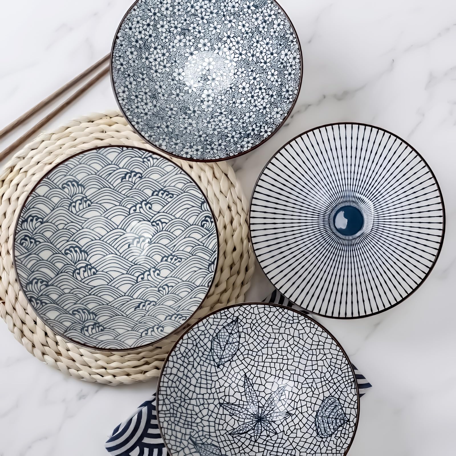 QINLANG bol sur table dressée, style japonais pour réceptions