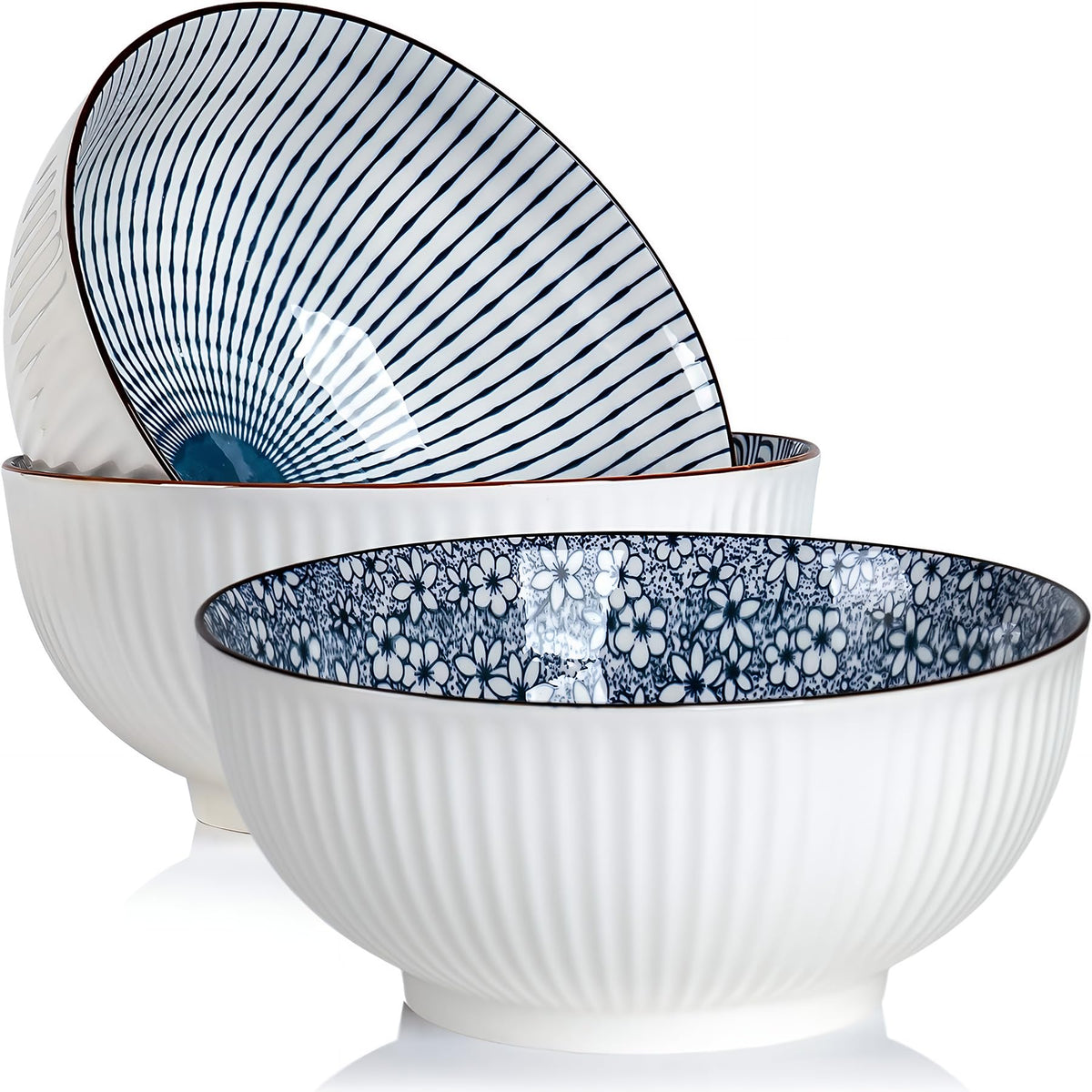QINLANG bol vue frontale en porcelaine, design élégant et pratique