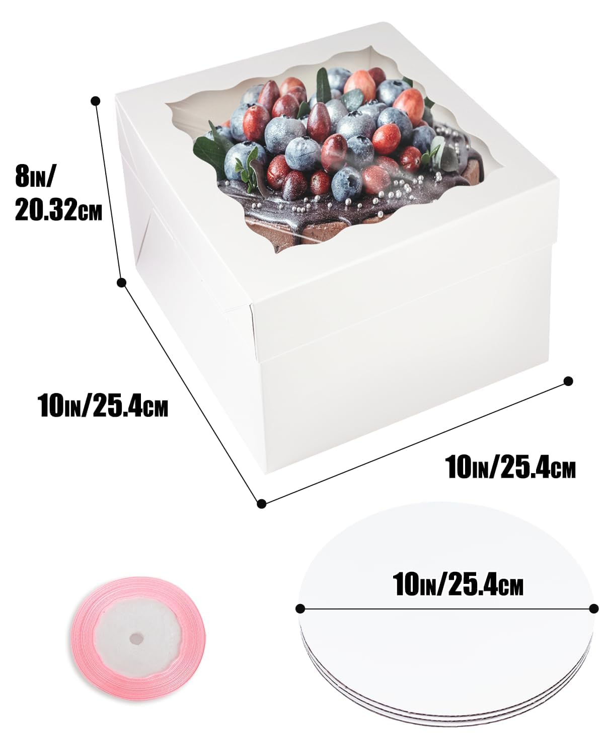 qiqee plaque ronde 10 pouces offrant base solide et niveau