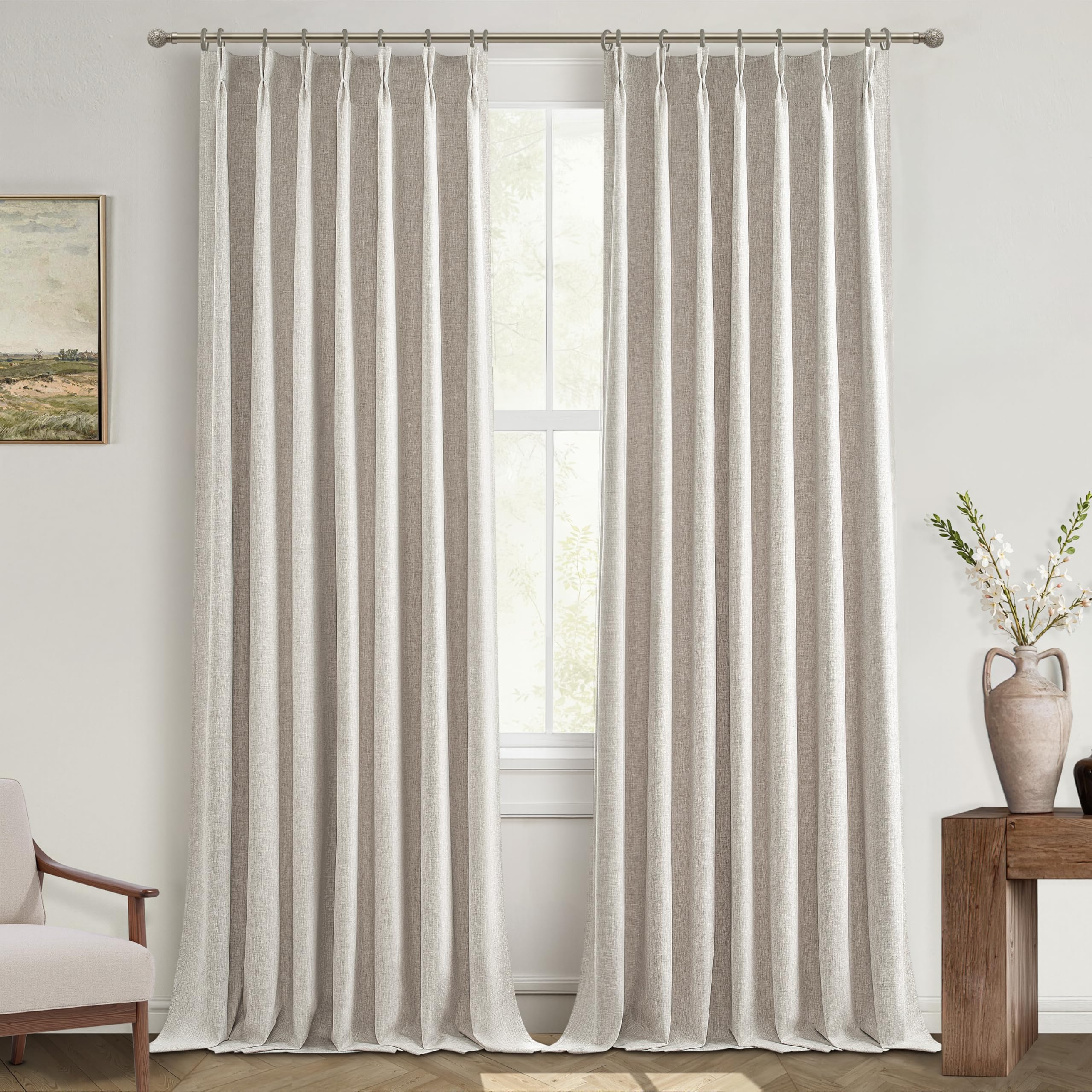 QJmydeco chambre obscurcie idéale pour sommeil et intimité