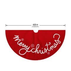 QLEKEY broderie Merry Christmas et flocons valorisant l’esthétique