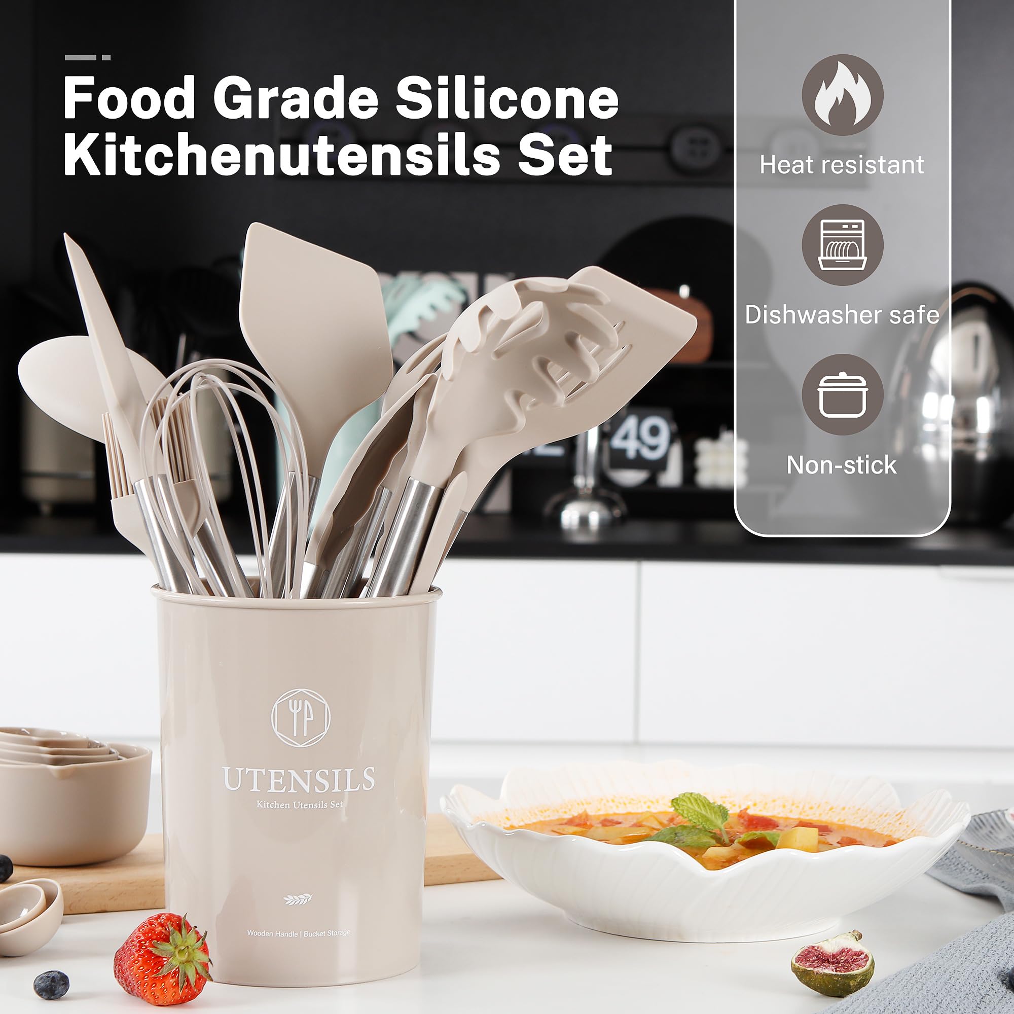 QMVESS set en scène dans une cuisine moderne, idéal pour usage quotidien et pour recevoir