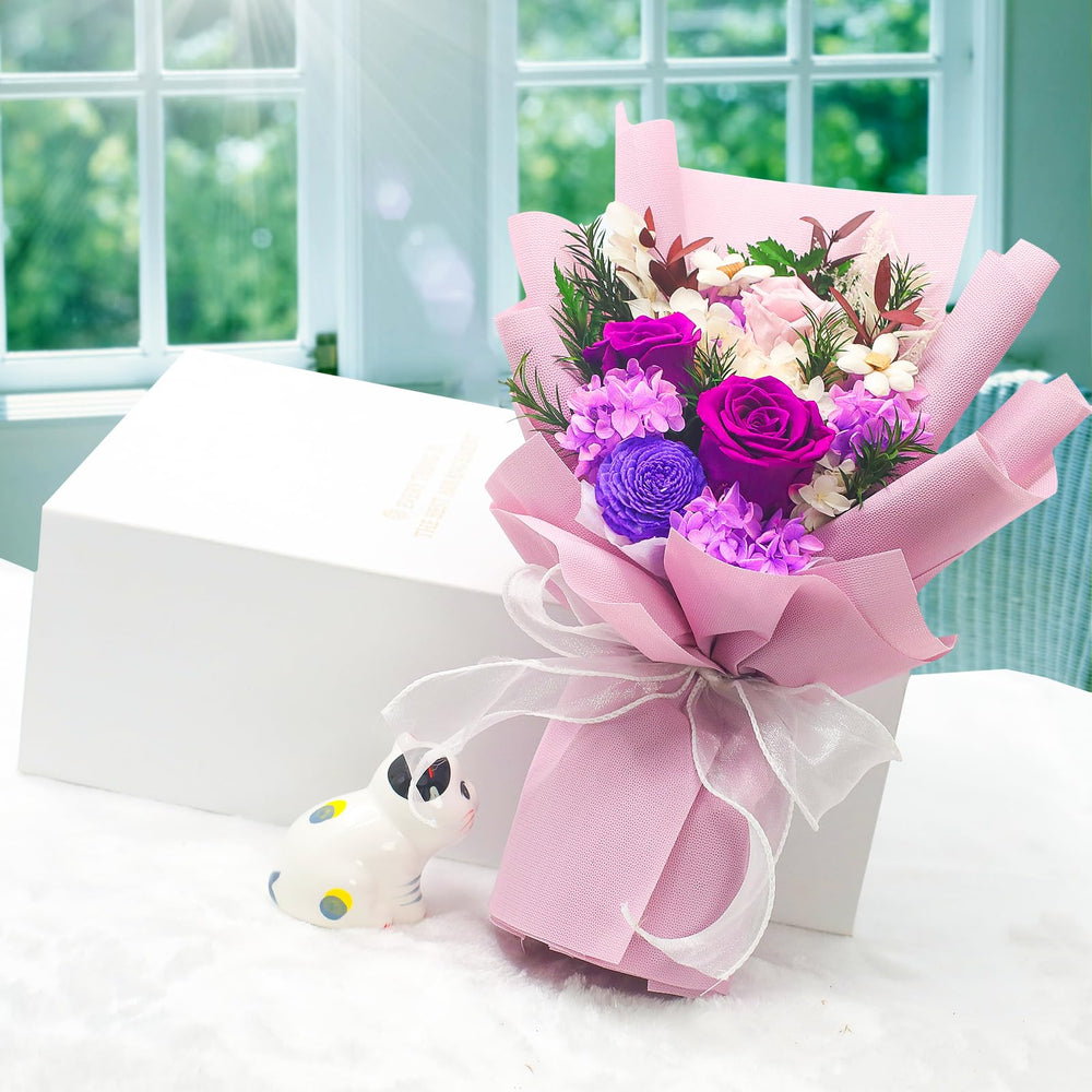 QOEAZY bouquet en décor de salon apportant élégance sans entretien