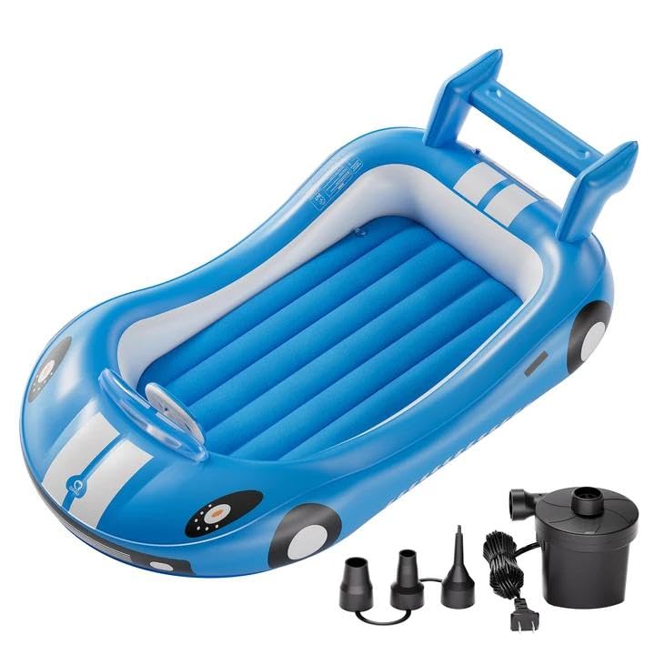 QPAU lit voiture face avant montrant design ludique et confort