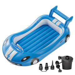 QPAU lit voiture face avant montrant design ludique et confort