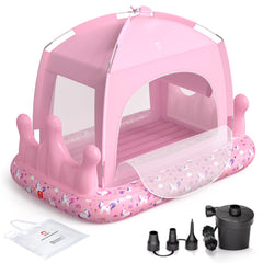 QPAU matelas princesse vue avant montrant design féerique et confort