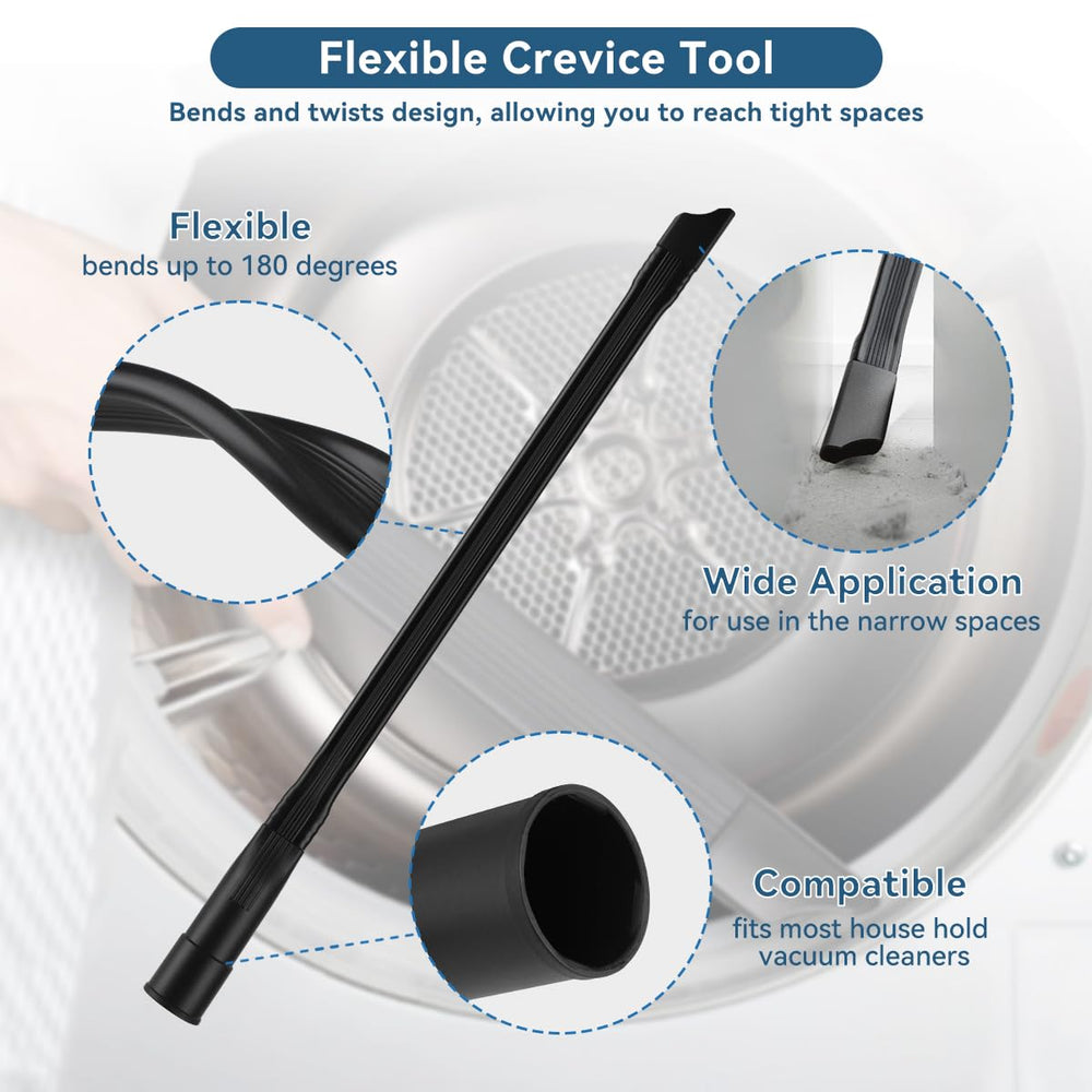 QRUIHC embout utilitaire avec brosse pour surfaces et recoins difficiles