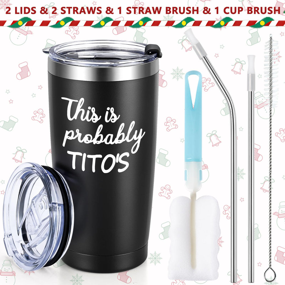 Qtencas tumbler dans sa boîte cadeau blanche prêt à offrir