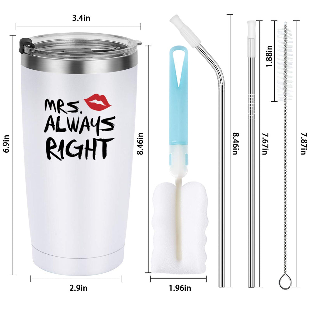 Qtencas ensemble de deux tumblers sur table montrant préparation pour un cadeau de couple