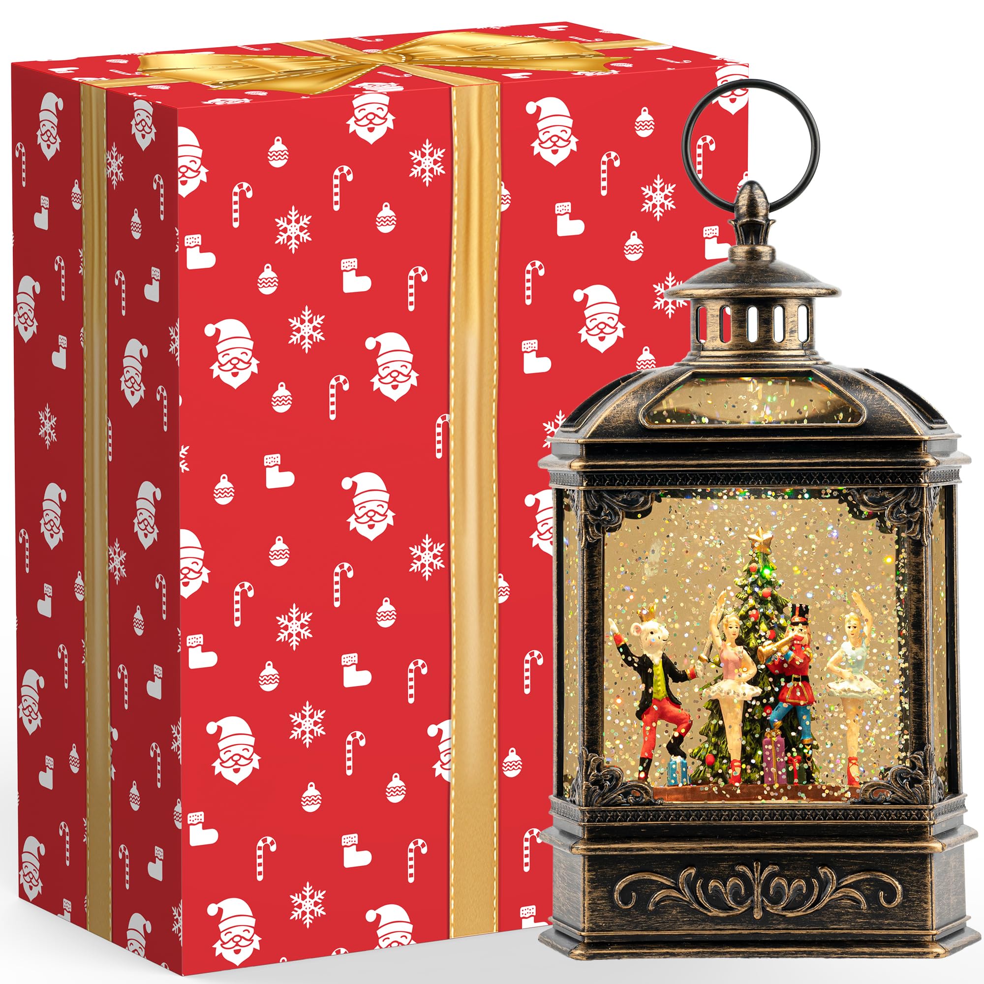 Qualdout emballage cadeau prêt à offrir, idéal pour Noël