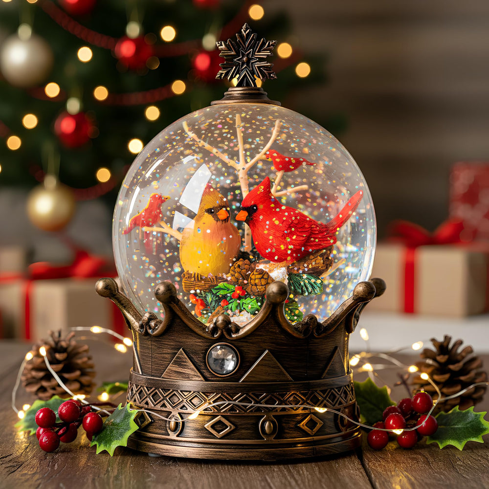 Qualdout lanterne posée sur une table de Noël apportant ambiance chaleureuse