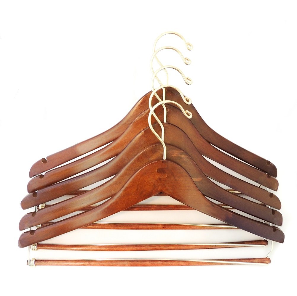 Quality Hangers encoches épaules pour bretelles, évite les glissements