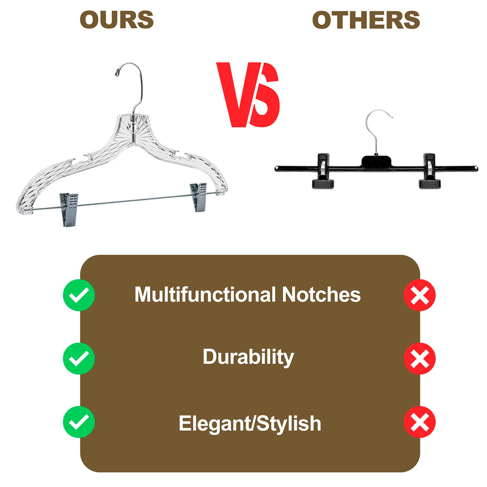 Quality Hangers — texture cristal brillante, présentation soignée