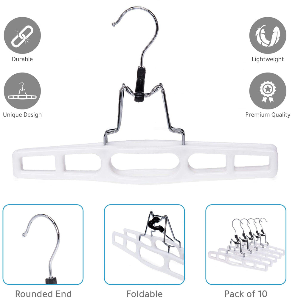 Quality Hangers gros plan du profil mince, économise espace sur la tringle