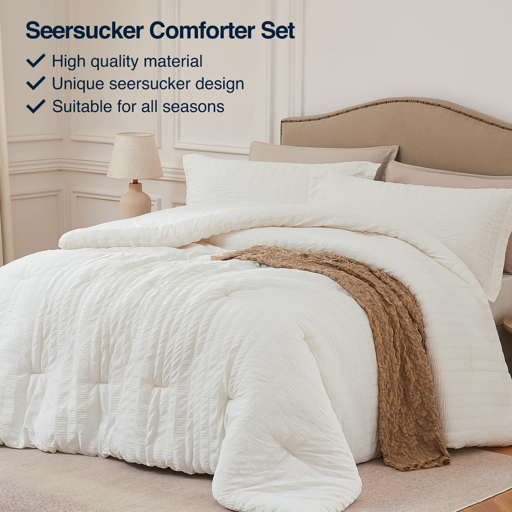 Quataly couette installée en chambre apportant ambiance farmhouse cosy